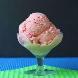 Strawberry Creme Fraiche Ice Cream