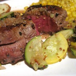 W W Peppered Steak With Brandy-Mustard Sauce - 5 Pts.