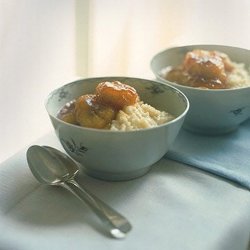 Creamy Rice Pudding With Caramelized Bananas