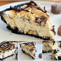 No Bake Snickers Pie