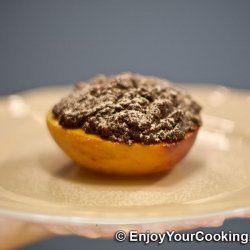 Baked Peaches With Chocolate