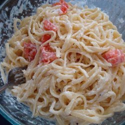 Angel Hair Pasta  With Salmon