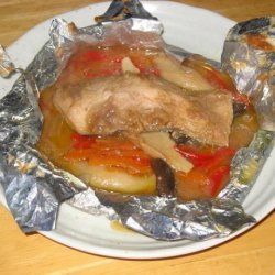 Miso Flavoured Salmon in Foil Packets
