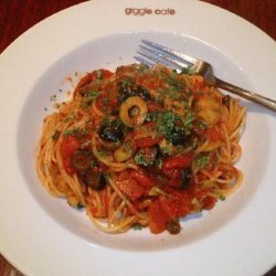 Roasted Vegetables With Fettuccine