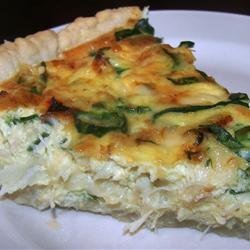 Crab and Swiss Quiche
