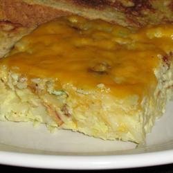 Egg and Hash Brown Pie