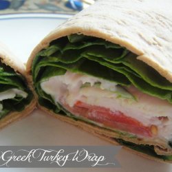 Greek Turkey Wraps
