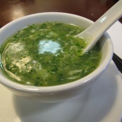Egg Drop Soup W/ Spinach