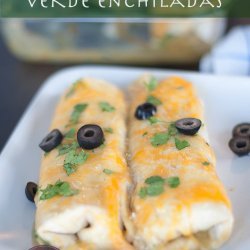 Chicken Verde Enchiladas
