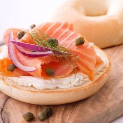 Bagel with Cream Cheese and Lox