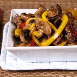 Stir-Fried Beef and Mushrooms