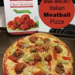 Meatball Pizza