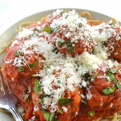 Minute-Meatballs and Spaghetti