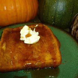 Pumpkin Pie French Toast - Baked