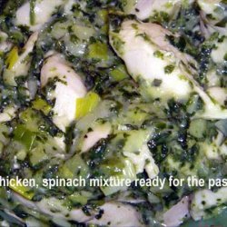 Chicken Spinach Parcels