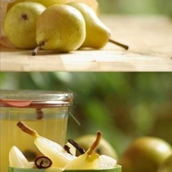 Pears in Spiced White Wine