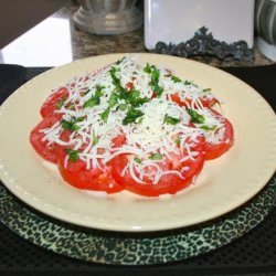 Basil Tomato Mozzarella Salad