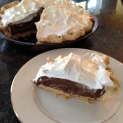 Best Ever Chocolate Pie –  With Seven Minute Frosting
