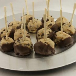 Chocolate Dipped Choc Chip Cookie Dough!