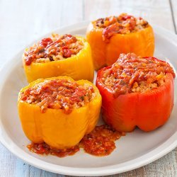 Slow Cooked Stuffed Peppers