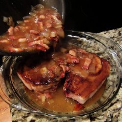 Pork Chops with Bacon Gravy