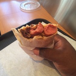 Bacon Hot Dog Burrito