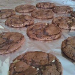 Vegan Double Chocolate Kahlua Cookies