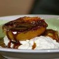 Balsamic-Glazed Apricots with Ricotta Clouds (Sunny Anderson)