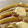 Banana and Pecan Pancakes with Maple Butter (Tyler Florence)