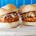 BBQ Chicken Burgers with Slaw (Rachael Ray)
