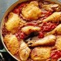 Braised Chicken Thighs and Legs with Tomato (Alexandra Guarnaschelli)