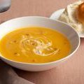 Butternut Squash Soup with Chipotle Cream (Marcela Valladolid)