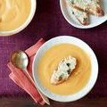 Butternut Squash Soup with Fontina Cheese Crostini (Giada De Laurentiis)