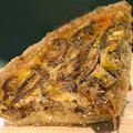 Caramelized Onion, Mushroom and Gruyere Quiche with Oat Crust (Ellie Krieger)