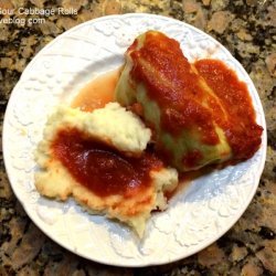 Sweet and Sour Cabbage Rolls