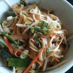 Stir-Fried Rice Noodles with Tofu and Vegetables