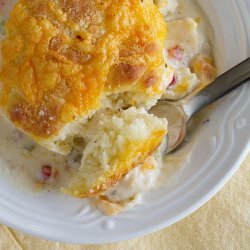 Creamed Chicken and Biscuits