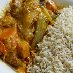 Vegetarian Curry with Brown Rice