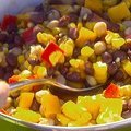 Corn and Black Bean Salad with Basil-Lime Vinaigrette (Giada De Laurentiis)