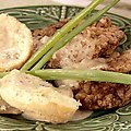 Country Fried Steak with Biscuits and Gravy (Paula Deen)
