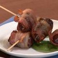 Dates Wrapped in Bacon with Marcona Almonds