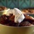 Double Chocolate Bread Pudding with Bourbon Whipped Cream (Sunny Anderson)