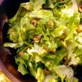 Escarole Salad with Anchovy Dressing (Melissa  d'Arabian)