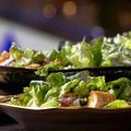 Family Favorite Salad with Homemade Ranch Dressing and Croutons (Guy Fieri)