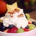 Fruit Salad with Cream Cheese-Pecan Topping (Paula Deen)