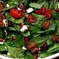 Gina's Spinach Salad with Spiced Pecans (Patrick and Gina Neely)