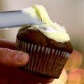Gingerbread Cupcakes with Orange Icing (Ina Garten)