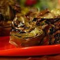 Grilled Artichokes with Green Goddess Dressing (Bobby Flay)