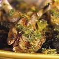 Grilled Baby Lamb Chops with Crispy Rosemary (Michael Chiarello)