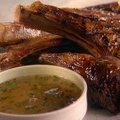 Grilled Lamb with Apple-Mint Jelly (Sunny Anderson)
